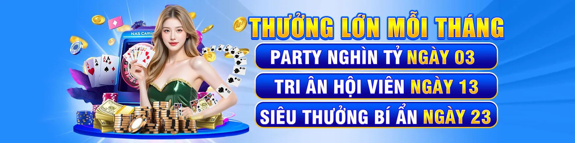 Sảnh Casino Trực Tuyến 188cm Nổ Hũ